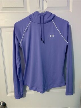 Under Armour Lavender Hooded Performance Shirt
